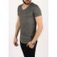 Madmext Men Khaki T-shirt 2301 - Haki