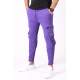 Madmext Purple Zipper Detailed Sweatpants 2937 - Mor