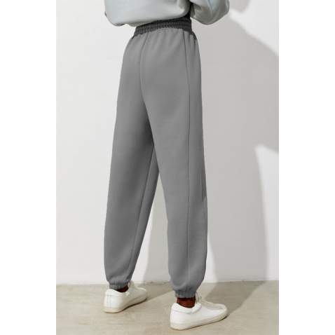 Mad Girls Dye Gray Sweatpants MG1353 - Boyalı gri