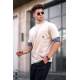 Madmext Men Beige T-shirt 5806 - Bej