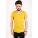 Madmext Yellow T-Shirt 2309 - Sarı