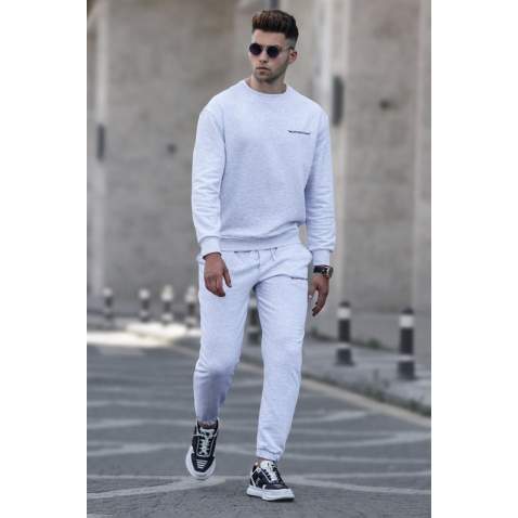 Madmext Men Marl Snow Tracksuit 5285 - Karmelanj