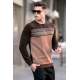 Brown Designed Knitwear Sweater 5964 - Kahverengi