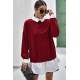 Mad Girls Maroon Basic Sweatshirt MG806 - Bordo