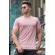 Madmext Men Soft Pink T-shirt 5281 - Pudra