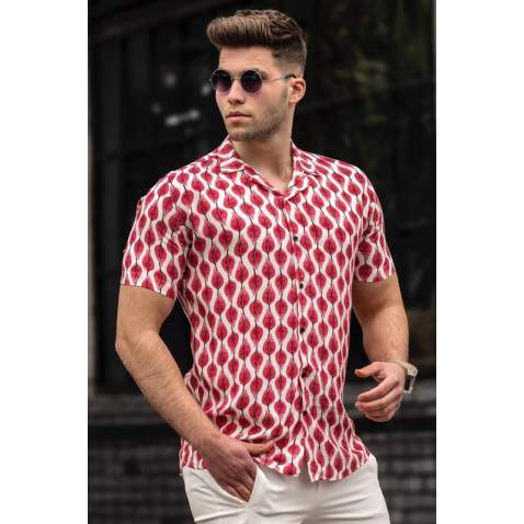 Madmext Men Red Shirt 4944 - Kırmızı