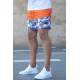 Madmext Orange Printed Swim Wear Short 2949 - Turuncu