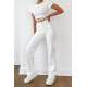 Mad Girls White Palazzo Jeans Mg1189 - Beyaz