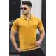 Madmext Men Mustard Polo T-shirt 5090 - Hardal