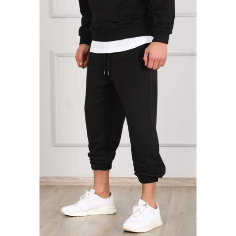 Madmext Men Oversize Black Sweatpants 4832 - Siyah