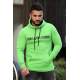 Madmext Green Zipper Detailed Hoodie 4159 - Yeşil