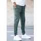 Madmext Men Printed Khaki Sweatpants 4213 - Haki