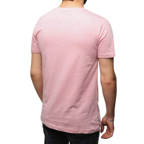 Madmext Printed Pink T-Shirt 2533 - Pembe