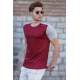 Madmext Men Printed Maroon T-shirt 5269 - Bordo