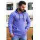 Madmext Purple Printed Hoodie 4157 - Mor