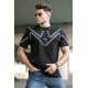 Madmext Men Black T-shirt 5369 - Siyah