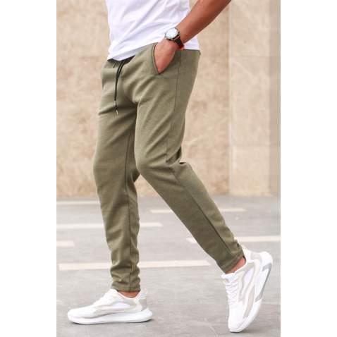 Madmext Basic Khaki Sweatpants 2935 - Haki