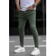 Men Green Slim Fit Jeans - Yeşil