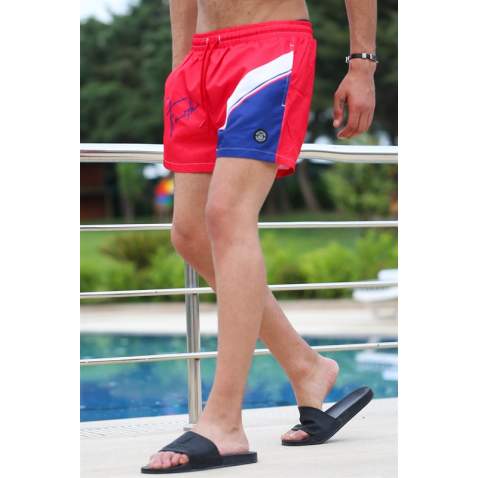 Madmext Red Swim Wear Short for Men 4265 - Kırmızı