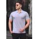 Madmext Men Plain Gray Polo T-shirt 5101 - Gri