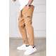 Madmext Men Brown Cargo Trousers 4835 - Kahverengi