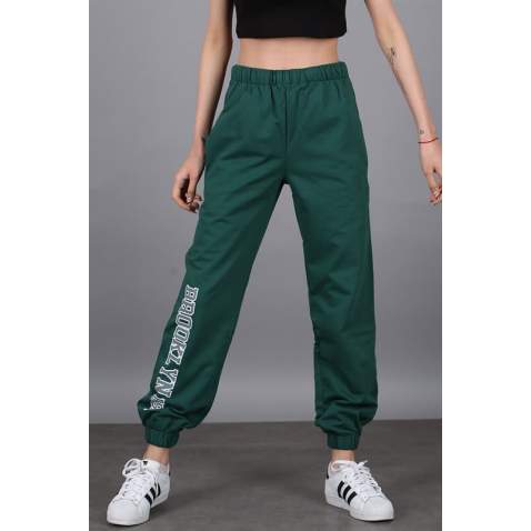 Mad Girls Green Sweatpants MG1102 - Yeşil