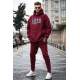 Madmext Maroon Tracksuit For Men 5664 - Bordo