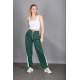 Mad Girls Green Bell Bottom Sweatpants MG1294 - Yeşil