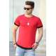 Madmext Red Basic T-shirt for Men 4456 - Kırmızı