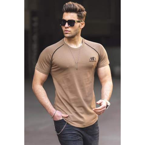 Madmext Men Brown T-shirt 4979 - Kahverengi