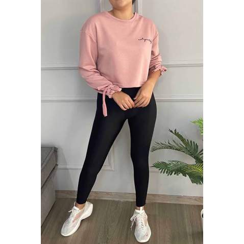 Mad Girls Pink Sweatshirt MG087 - Pembe