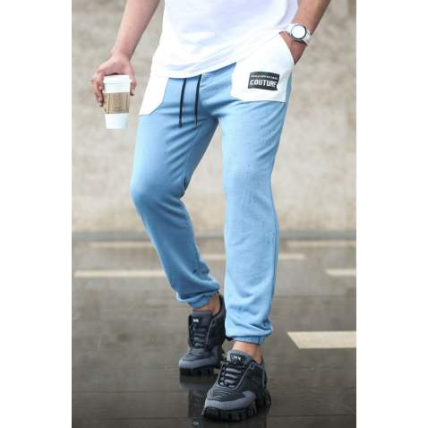 Madmext Men Blue Sweatpants 4844 - Mavi