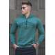 Madmext Men Green Hoodie Sweatshirt 5289 - Yeşil