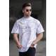 Madmext Men White Designed T-shirt 5362 - Beyaz