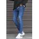 Madmext Men Skin Fit Navy Blue Jeans 5712 - Lacivert