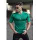 Madmext Men Knitwear Green T-shirt 5080 - Yeşil