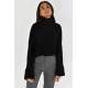 Mad Girls Black Turtleneck Sweater MG1402 - Siyah