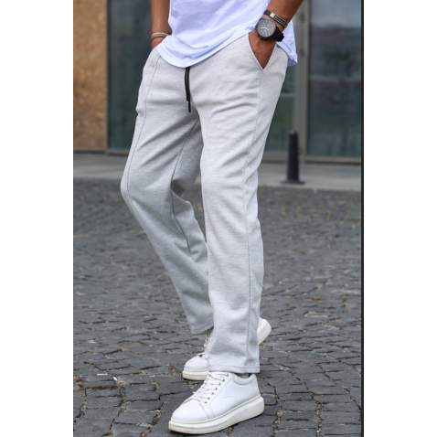 Gray Relaxed Jogger Trousers 5478 - Gri