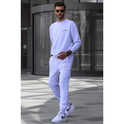 Madmext Men Marl Snow Tracksuit 5285 - Karmelanj