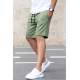 Madmext Khaki Capri Shorts 4849 - Haki