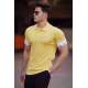 Madmext Yellow Polo Shirt for Men 4574 - Sarı