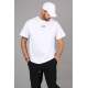 Madmext Men Back Printed White T-shirt 5365 - Beyaz