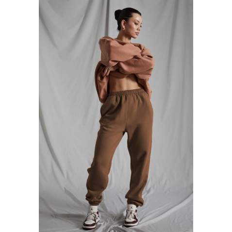 Women Camel Oversize Sweatpants MG1235 - Camel