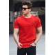 Madmext Red Printed T-shirt for Men 4627 - Kırmızı