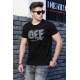 Madmext Black Printed T-shirt for Men 4470 - Siyah