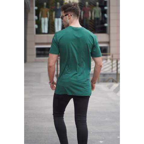 Madmext Men Green T-shirt 5367 - Yeşil