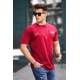 Madmext Men Printed Maroon T-shirt 5805 - Bordo