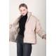 Mad Girls Beige Puffer Jacket MG1301 - Bej