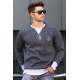 Madmext Anthracite Men Sweatshirt 1758 - Antrasit