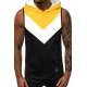 Madmext Men Sleeveless Black Hoodie 2897 - Siyah